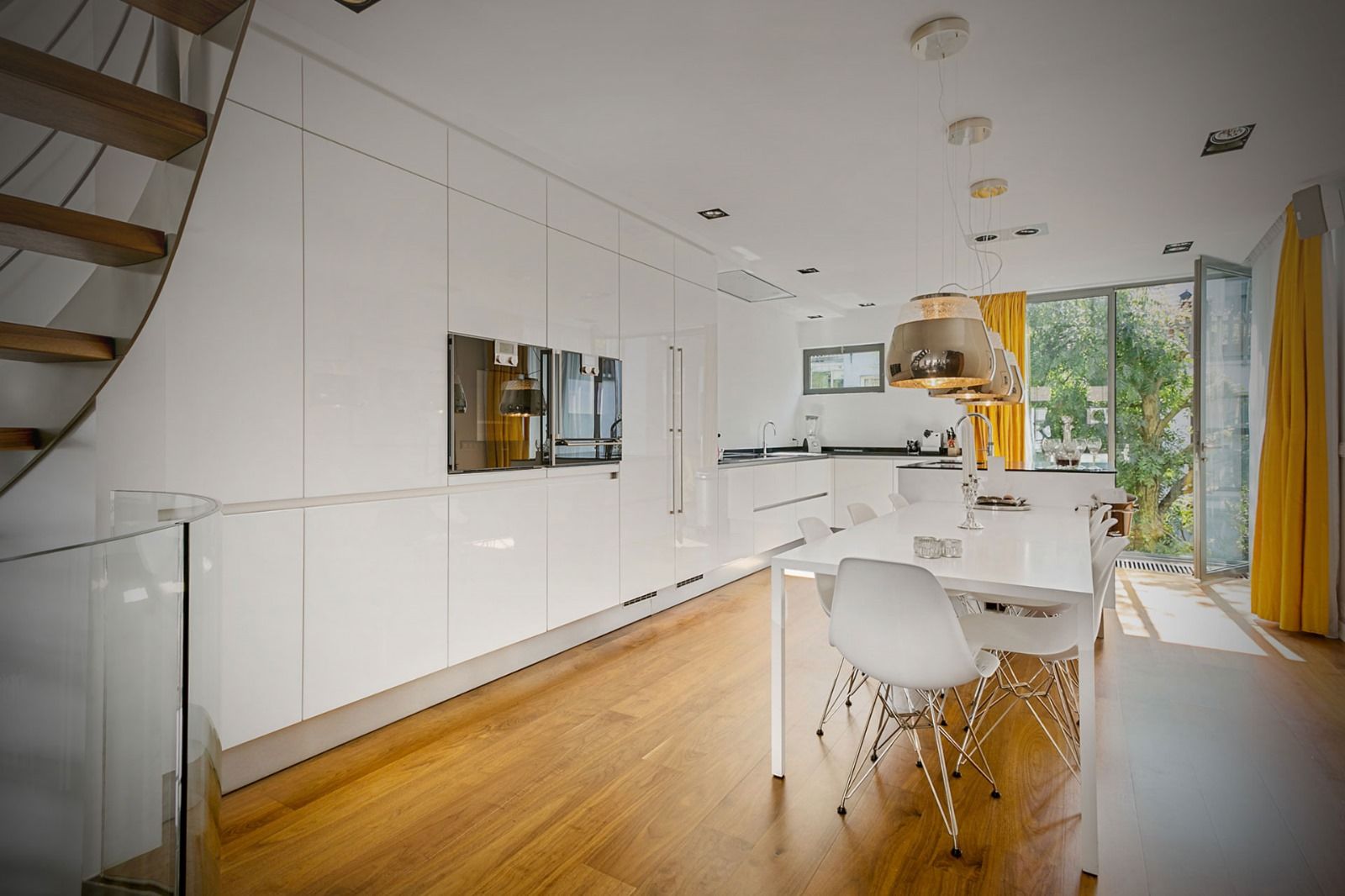 Kitchens, detail of the bespoke work